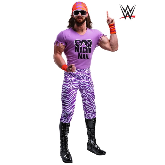 Déguisement Grande Taille pour Homme WWE Macho Man Madness