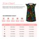 thumbnail image 3 of Fotbe Play Game Start Vestido de Dormir para Niñas de 3 a 10 Años, Mangas Cortas, Estilo Princesa, Pijama Camisón con Mangas Voladas-Small, 3 of 6