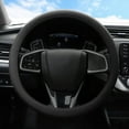 thumbnail image 2 of uvwlwu Universal Silicone Steering Wheel Cover Non Grip For All Season Comfortable Driving Smooth Enhanced Control(Black,40X40cm), 2 of 3