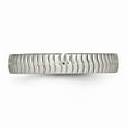 thumbnail image 3 of Stainless Steel Polished Textured Ring Size: 11; for Adults and Teens; for Women and Men, 3 of 6