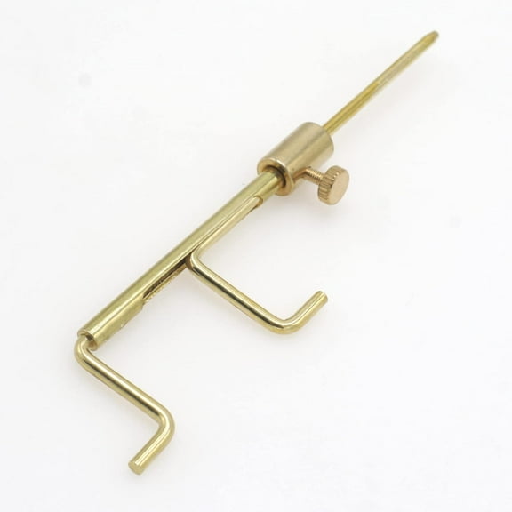 Brass Violin Sound Post Gauge, Violin Sound Post Setting Measuring Tool, Violin Luthier Install Repair Maintenance Tool for Violin Player Diy