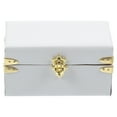 thumbnail image 1 of Minkissy 1Pack Decorative Suitcases Miniature Suitcase Model Wooden Rectangular For Home Decor 6.00X3.20X3.20cm, 1 of 5