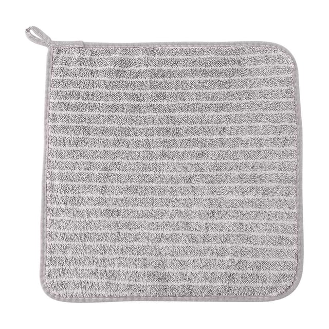 Xihbxyly Paño para Lavar Platos a Rayas, Absorbente de Carbón, Elimina El Aceite Sin Engrasar, Limpieza Potente, Secado Rápido, Esencial para El Hogar, Herramienta Multiusos de Cocina, Tamaño 30 X 30