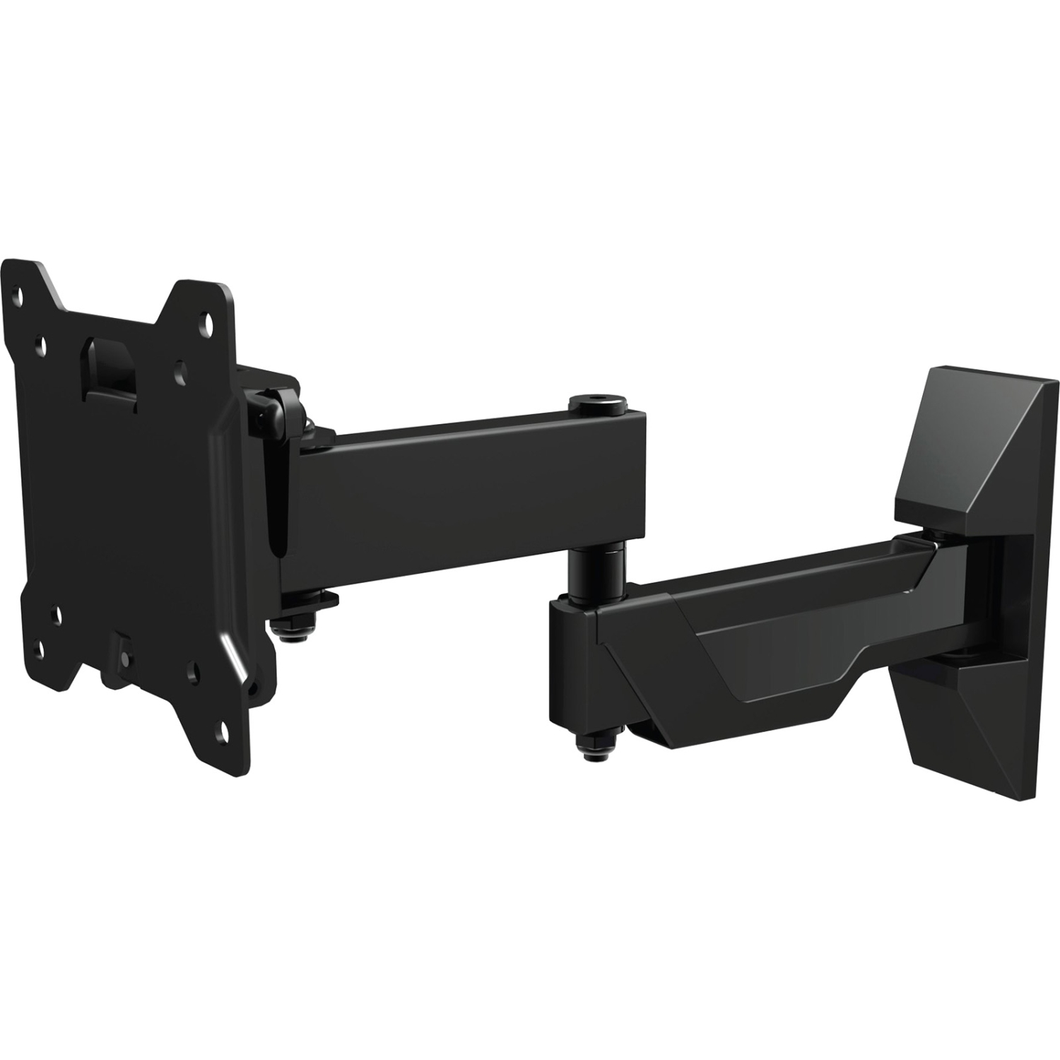 OmniMount OC40FMX - Mounting kit (wall plate, monitor plate, VESA adapter, mounting arm, mounting hardware, wall plate cover) - for flat panel - black powder coat - screen size: 13"-37" - image 2 of 2