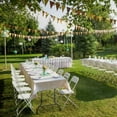 thumbnail image 2 of UBesGoo 6 Packs Plastic Folding Patio Chair, Portable Chairs for Indoor Outdoor Commercial Event Party, Plastic Seat White, 2 of 6