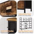 thumbnail image 3 of Eastvita Brown Tall 12-Drawer Fabric Dresser with Key Features (Durable Practical Design), 3 of 5