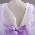 thumbnail image 6 of Gubotare Tulle Dress Girls Girls Tulle Dresses Princess Flutter Sleeve Tutu Dress for Teen Girl (Purple,Size 11-12 Years), 6 of 9