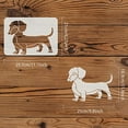 thumbnail image 2 of Dachshund Stencil Large Reusable Pet Dog Drawing Stencil Animal Lover DIY Template Cute Dachshund Dog Stencil, 2 of 9