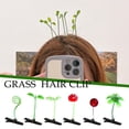 thumbnail image 2 of 5Pcs Funny Plant Hair Clips Cute Grass Bean Cherries Mushrooms Kids Girls Hair Headwear Simulation Accessories Hairpin, 2 of 9