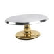 thumbnail image 3 of Base giratoria para pasteles, soporte antideslizante, multiusos, ligero y suave Oro, 3 of 9