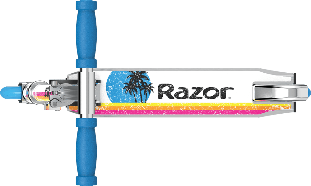 Razor A Kick Scooter - Sunset Special Edition Graphic, Aluminum, Foldable, for Child Ages 5+