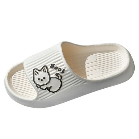 

YUHAOTIN Slippers for Women Indoor Fluffy Boots 2024 Summer New Cute Slippers Female Cartoon Wearing Anti Slip Soft Sole Home Slippers Indoor and Outdoor Home Slippers Women Indoor Washable Open Toe