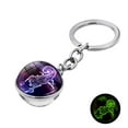 thumbnail image 2 of EGNMCR Keychains Twelve Keychain Pendant Time Luminous Glass Ball Pendant Metal Key removal spray, 2 of 4