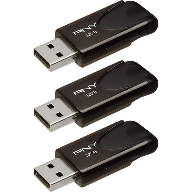Unidad flash USB PNY Attaché 4 32 GB USB 2.0, paquete de 3