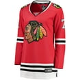 thumbnail image 2 of Women's Fanatics Taylor Hall Red Chicago Blackhawks Home Breakaway Player Jersey, 2 of 3