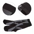 thumbnail image 4 of Chaussettes de Compression Unisexes pour Genou et Jambe, Extensibles, Magiques, Performance Course Sports - 3 Tailles - 4 Couleurs, 4 of 7