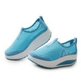 thumbnail image 6 of Babysbule Womens Shoes Fashion Women Shoes Women Loafers Breathable Air Mesh Swing Wedges Shoe, 6 of 7