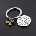 thumbnail image 4 of ORUYROP Teacher Appreciation Gift Teacher Keyring Gift You Will Always Bee My Favorite Teacher Keychain, 4 of 5