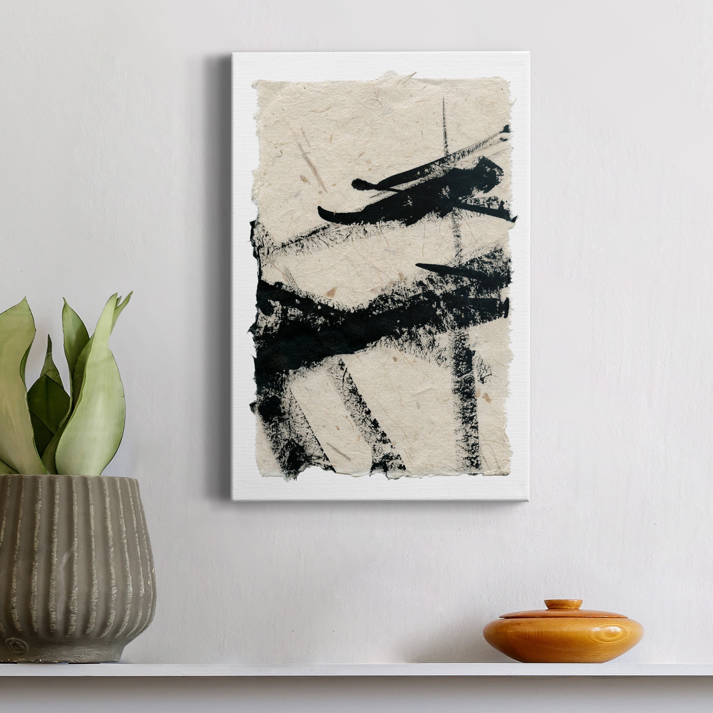 Lines Crossed II Premium Gallery Wrapped Canvas - Ready to Hang - 12 x 18