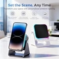 thumbnail image 6 of SUKVPSI Smart Induction Bluetooth Speaker Phone Stand, Multifunction Desktop Wireless Speaker with RGB Ambient Light, Heavy Bass for Live Streaming, Office, Home, 6 of 8