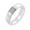 White, variant on Women 6mm Ceramic Ring With Cubic Zirconia Polished Wedding Band For Couple Fit Anniversary White Size 7