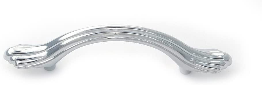 Alno A1505-3-PB/NL Venetian 3" Center To Center Luxury Solid Brass Arch Bow Cabinet Handle