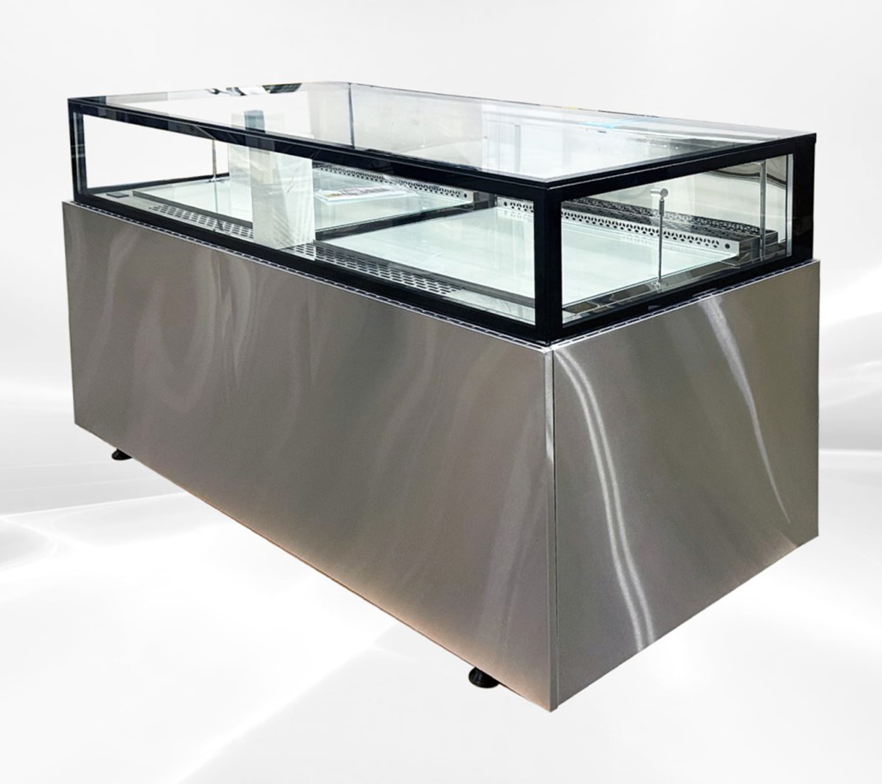71" Commercial Refrigerated Bakery Display Case, Luxury Cake Showcase Refrigerator, LED Lighting, ETLCertified