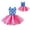 Blue3, variant on HEVRJEWJD Kids Star Pattern Independence Day Dress, Flutter Sleeve A-Line Casual Party Dress for Festival and Daily Wearing White 6-7 Years
