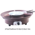 thumbnail image 3 of Peggybuy Electric Fondue Pot Set Chocolate Fountain Machine Cheese Fondue Maker (EU), 3 of 8