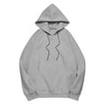 thumbnail image 5 of CHUMUD Women's Drawstring Hoodies Casual Long Sleeve Hooed Sweatshirts Pullover 2025 New Outfits Comfy Solid Fall Tops, 5 of 5