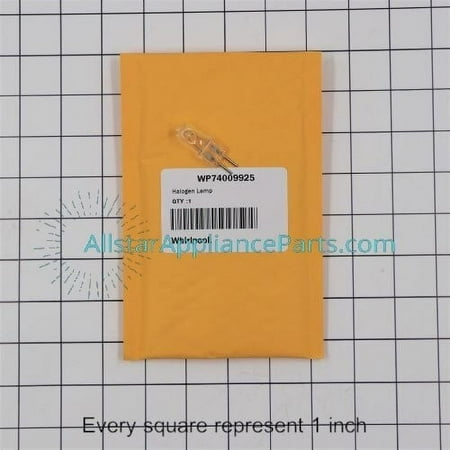 

Whirlpool Range/Stove/Oven Halogen Lamp WP74009925