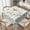 Green Leaf, variant on Square Tablecloth 52×52 Inch Spring Table Cloth Small Floral Cloth Tablecloths Indoor Outdoor Washable Wrinkle Free Stain Resistant Waterproof Fabric Table Cover for Square Tables Kitchen Dining Room