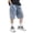Sky Blue, variant on Mercatoo Girls Baggy 𝐁ermuda Denim Shorts Loose Elastic Waist Wide Leg Jean Shorts Kid Boy Girl Summer Casual Pocket Washed Jorts