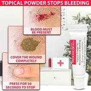 WoundSeal Topical Powder for Minor External Bleeding, Stops Bleeding Instantly, Easy-Pour Tube Applicator, 4 Count