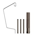 thumbnail image 4 of Soporte de Linterna Plegable Lámpara de Escritorio para Acampar Poste Base de Aleación de Aluminio Desmontable Ligero Y Duradero Fácil de Almacenar, F Cola Poste de lámpara al aire libre, 4 of 5