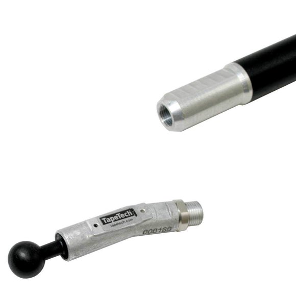 TapeTech Tête d'Angle pour Cloison Sèche/poignée de Finisseur d'Angle avec Adaptateur Universel à Boule Filetée