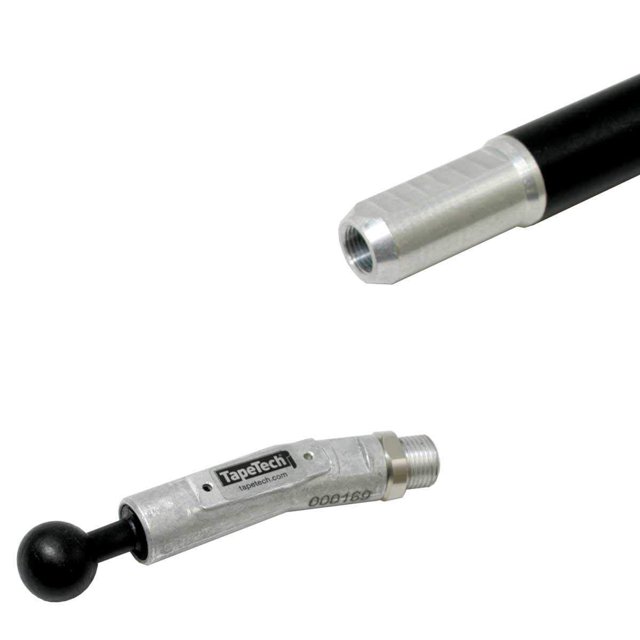 TapeTech Tête d'Angle pour Cloison Sèche/poignée de Finisseur d'Angle avec Adaptateur Universel à Boule Filetée