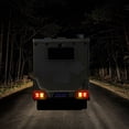 thumbnail image 2 of Rear Tail Light 2Pcs Dual Color 10 LED Truck Trailer Light Rear Brake Stop Turn Signal Tail Lights Warning Lamp, 2 of 9