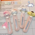 thumbnail image 3 of Cuchillo de utilidad Kawaii Sanrio Kuromi My Melody Cinnamoroll, cortador de papel portátil, artefacto de desboxeo, juguete de regalo, 3 of 4
