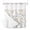 Khaki gray, variant on No Hook Shower Curtain, Grey Brown Botanical Extra Long Bathtub Curtains with Snap in Liner, Summer Leaf Watercolor Waterproof Washable Fabric Shower Curtain Set, 72"W x 96"L