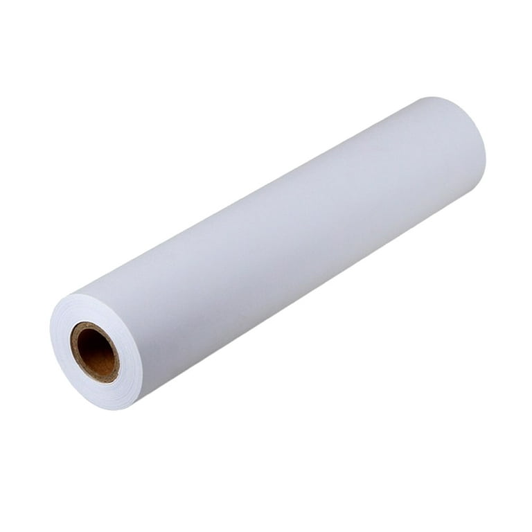 TINKSKY 1Pcs Drawing Paper Roll Poster Paper Craft Paper Roll White  Wrapping Paper(White) 