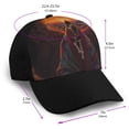 thumbnail image 2 of Naloa Tree Hollow Meditating Giraffe Adult adjustable Print Baseball Hat, Patchwork curved brim baseball capfor Men and Women, One Size, 2 of 5