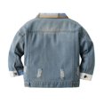 thumbnail image 4 of kamemir Rain Jacket For Boys Boys' Light Windbreaker Rain Jacket(Blue,6-12 Months), 4 of 6
