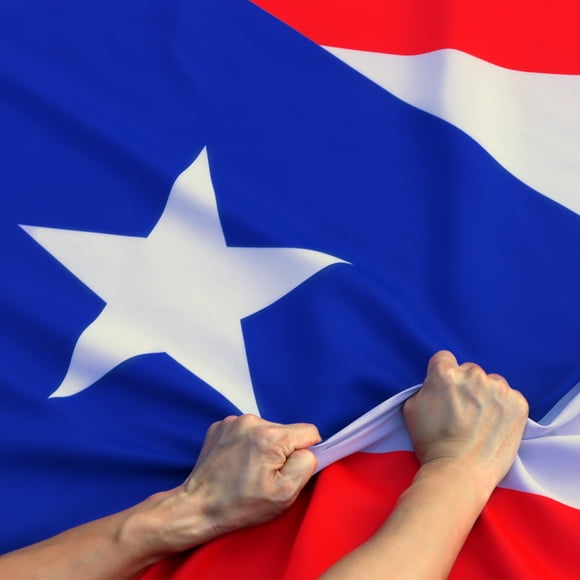 Anley Drapeau Puerto Rico Double Face 3 Plis Résistant aux Déchirures 3x5 Pieds - les Drapeaux Nationaux Puerto Ricains les Plus Forts et Durables 3 X 5 Pieds