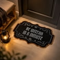 thumbnail image 5 of Be Witcha In A Minute Ornate Coir Doormat Halloween Decorations, Weather Resistant Non Slip Mat for Front Porch Witch Gothic Home Decor, 5 of 8