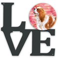 thumbnail image 1 of "Treasures Cavalier Spaniel Metal Love decoración de pared, multicolor" Caroline's Treasures  BB9750WALV, 1 of 1