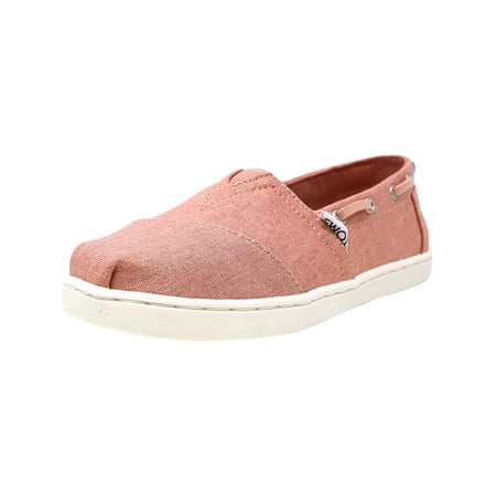 coral canvas shoes