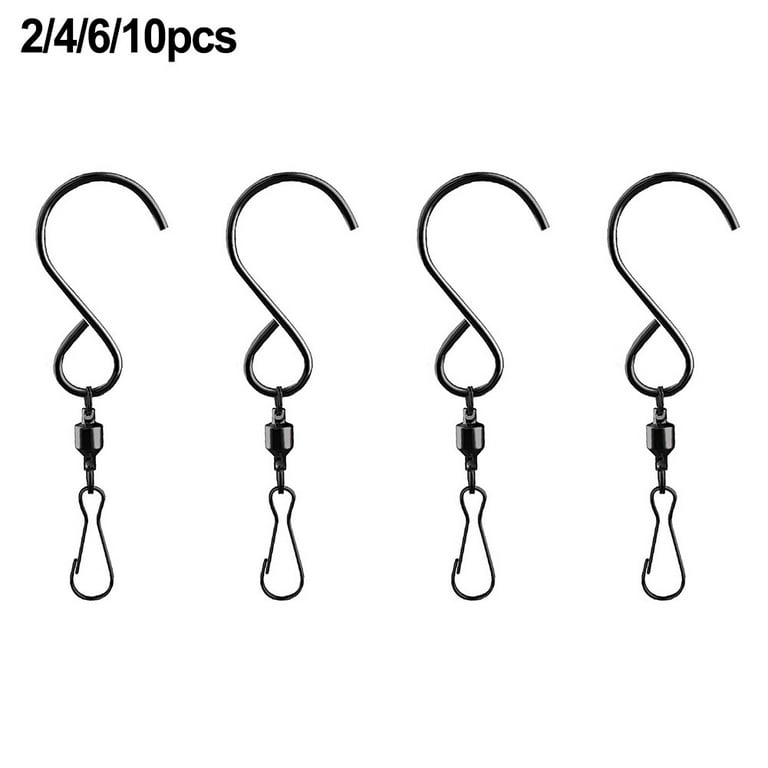 Swivel Hooks Clips Hanger for Hanging Wind Chimes Crystal Twisters Spinning  Deco 
