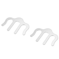 Metal Music Book Clip and Page Holder for Sheet Music Stands, Piano Sheet Music Holders Silver 3.7 x 2.6 Inch 2Pcs