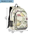 thumbnail image 2 of FORMRS Unisex School Backpack 17" Student Travel Bag with Laptop Compartment, Purple Birds Teapots, 2 of 7